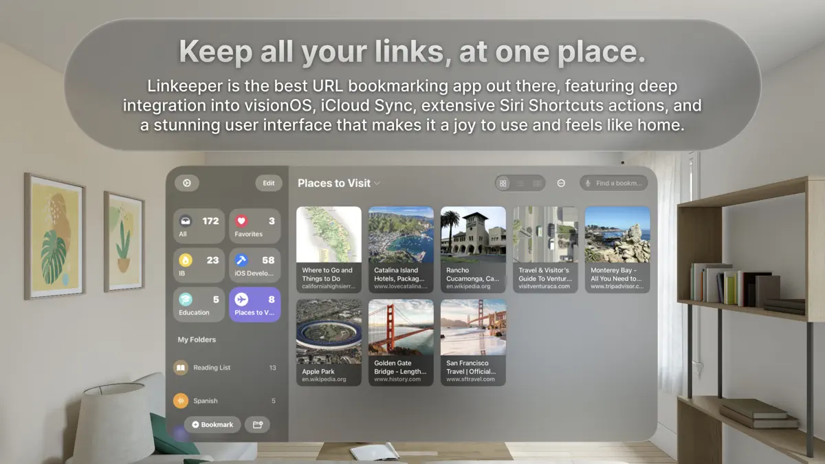 Bookmarks: Linkeeper screenshot 1