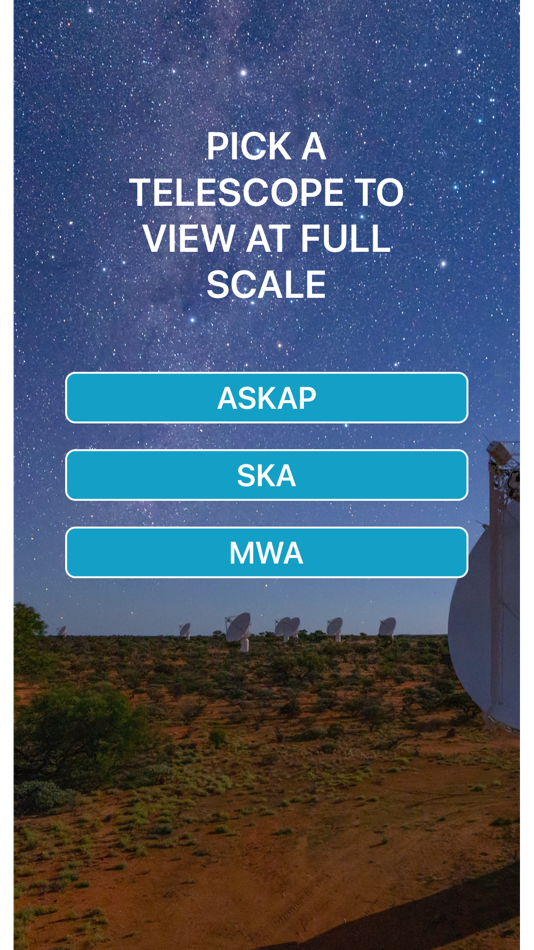 #1. AstroArray: CSIRO,SKAO and MWA (iOS) 由: 3D Walkabout Pty Ltd