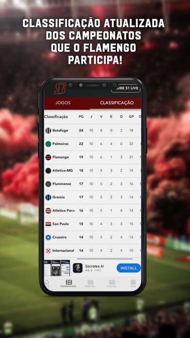 S1Live - Tudo sobre o Flamengo Screenshot