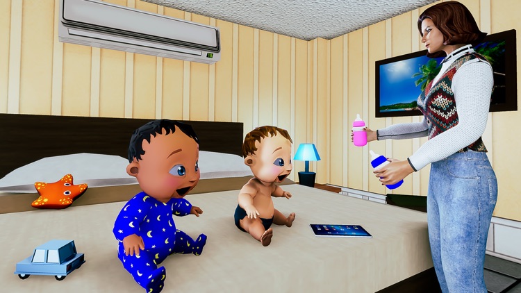 Twin Babysitter Daycare Sim 3D screenshot-3