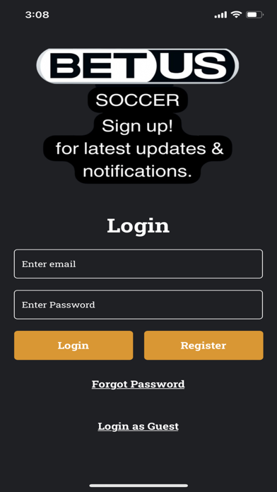 BetUS SOCCER Screenshot