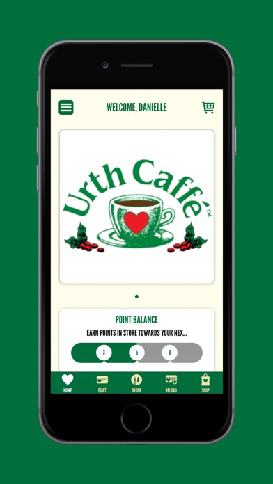 Urth Caffé Online Ordering Screenshot