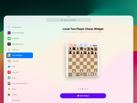 Chess Classic Widget Game iPad app afbeelding 7