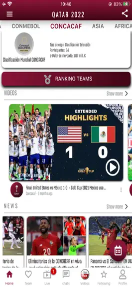 Game screenshot Qatar 2022 - Eliminatorias apk