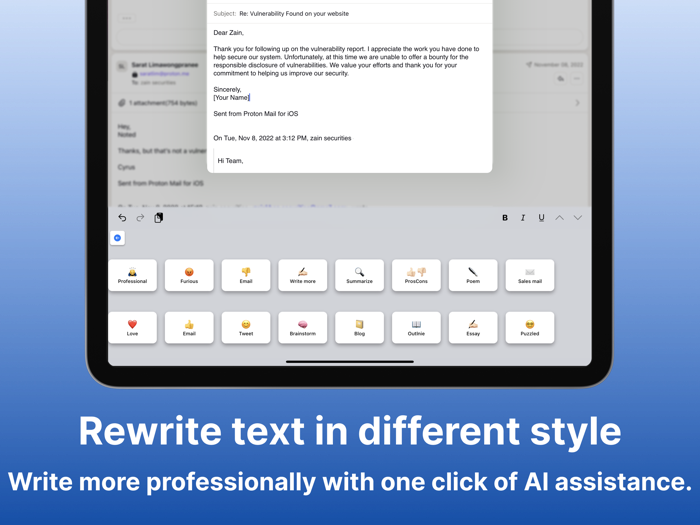 AI Writer Keyboard - WriteMage