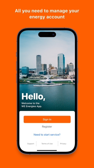 We Energies Screenshot