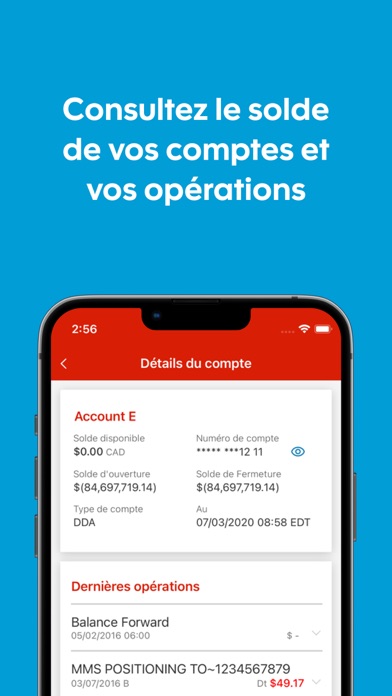 Screenshot #2 pour Services mobiles Accès Scotia