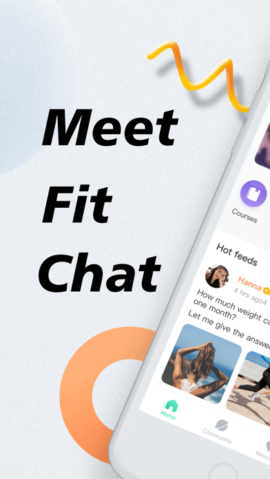 Fitness Corner - Meet Fit Chat Screenshot