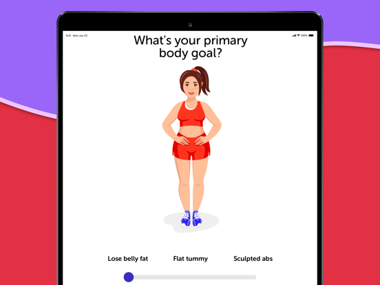 Lose Belly Fat Fitness iPad screenshot 6 - Health & Fitness app