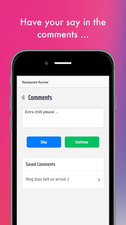 Restaurant Runner App screenshot-3