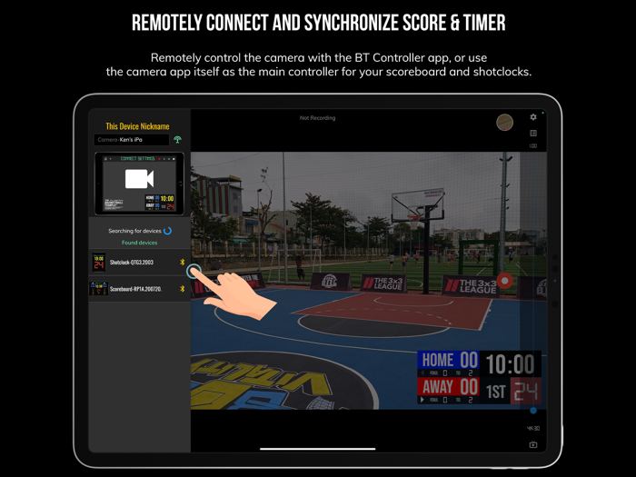 BT Basketball Camera