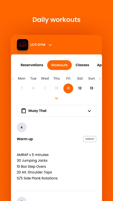 LCS GYM Screenshot