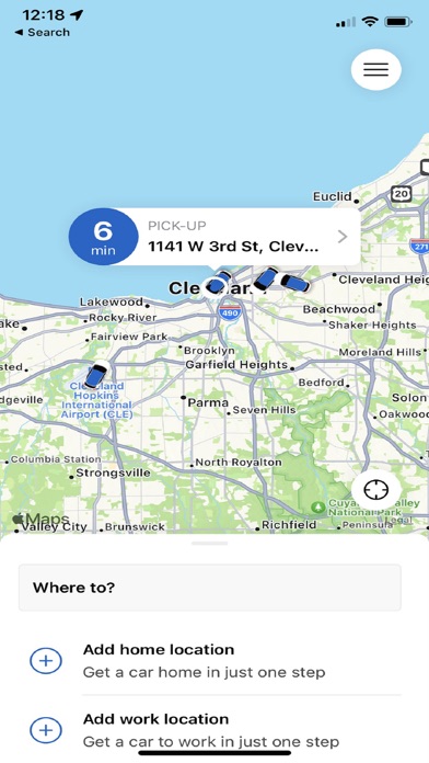 RideCLE Screenshot