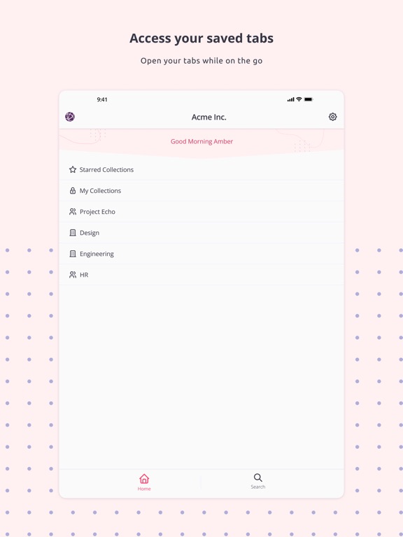 Toby for Tabs iPad screenshot 2 - Productivity app