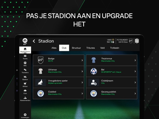 EA SPORTS FC™ 24 Companion iPad app afbeelding 4