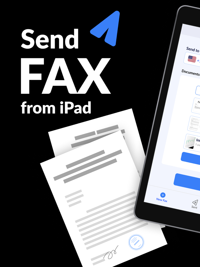 Send Fax from Mobile Phone App