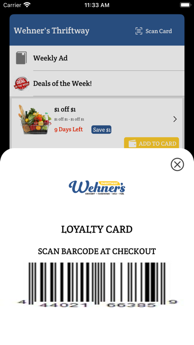 Wehner’s Thriftway Screenshot