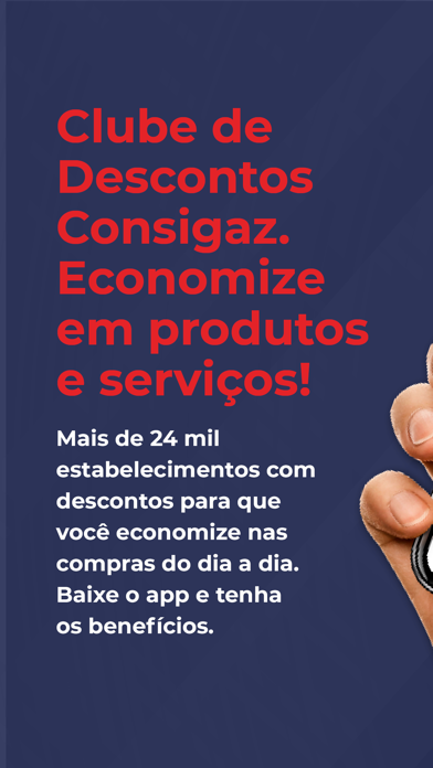 Clube de Descontos Consigaz Screenshot