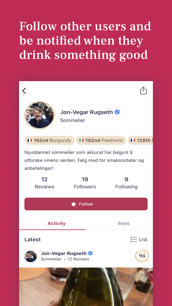 Vinify Wine cellar and reviews