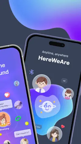 Game screenshot HereWeAre: New connection apk