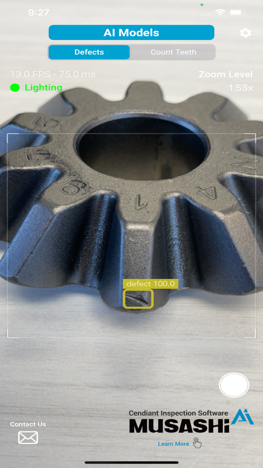 #9. Cendiant Gear Inspect Mobile (iOS) Podle: MusashiAI