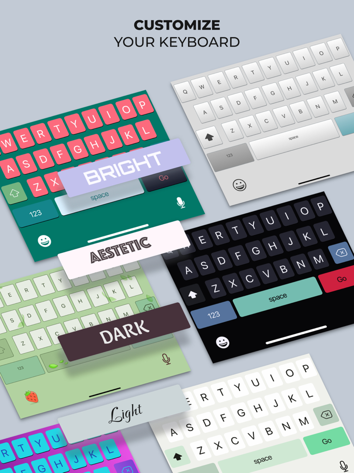 Fonts Emoji and Keyboard Styles