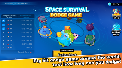 Space Survival - Dodge Game Screenshot