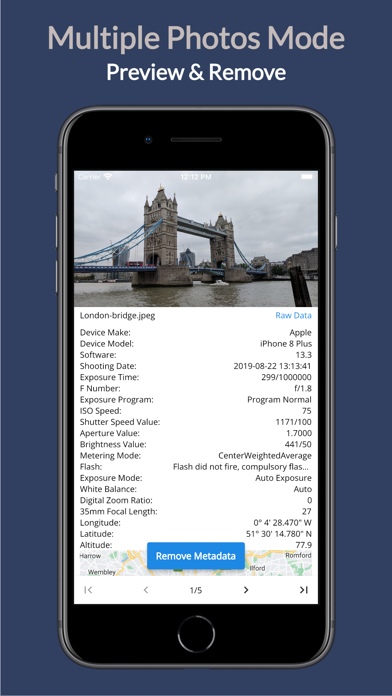 Photo Metadata Remover Screenshot