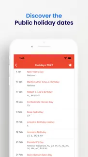 united states holidays 2024 iphone screenshot 3