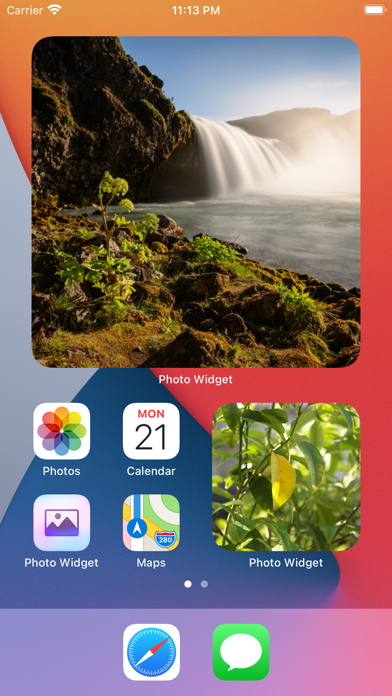 Screenshot #1 pour Photo Widget — The Best One