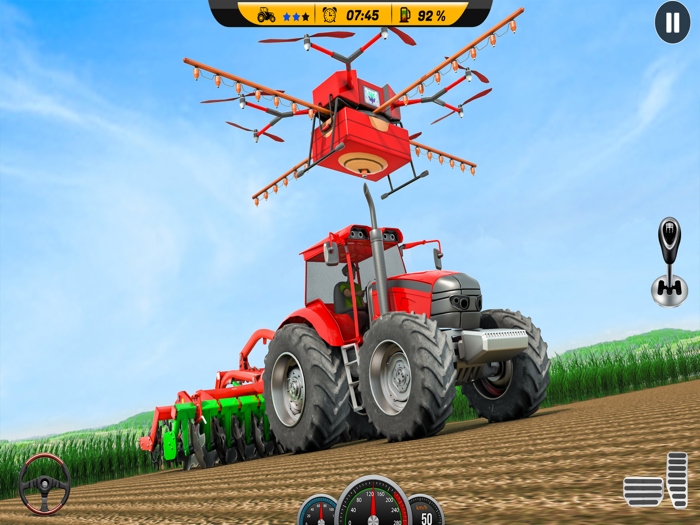 Tractor Driving Farming Sim 3D