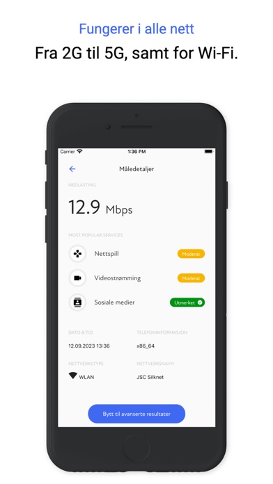 Screenshot #3 pour Nettfart Mobil for 5G