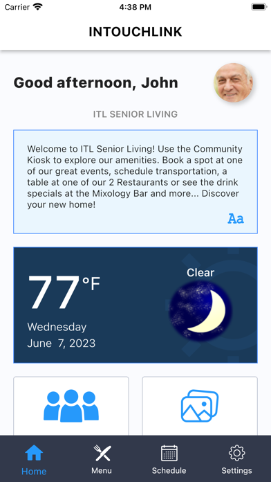 InTouchLink Community Screenshot