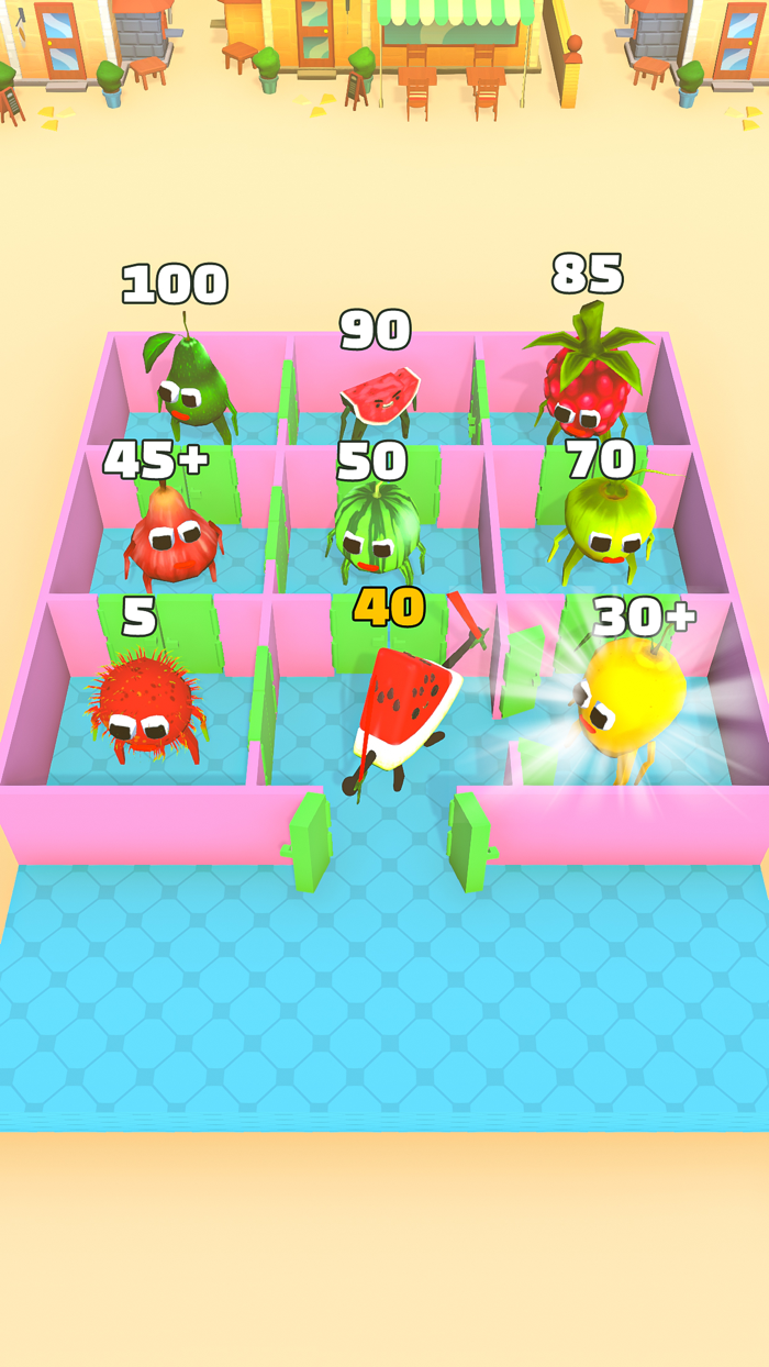 Merge Fruit Games Hide n Seek