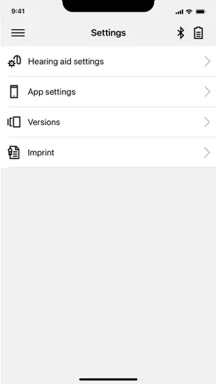 Screenshot von MyRemote App auf dem iPhone 4