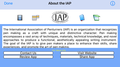 IAP Bushings & Tubes Reference Screenshot