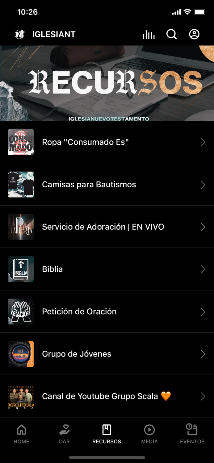 IGLESIA NUEVO TESTAMENTO