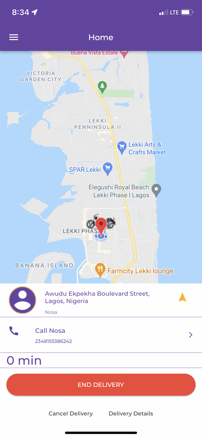 Velocity Dispatch Rider App