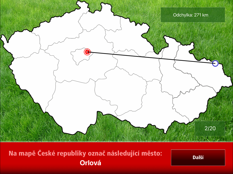 Slepá mapa České republiky - 1.6 - (iOS)