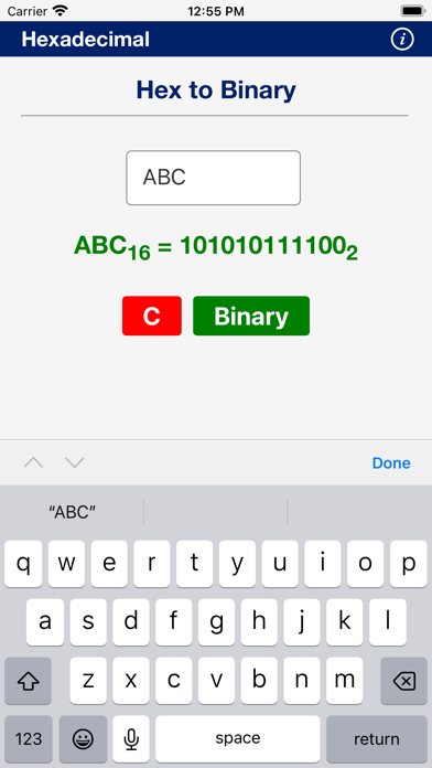 Screenshot #3 pour Hex Calculator App