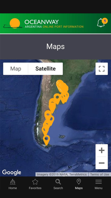 Oceanway Argentina Online Port Screenshot