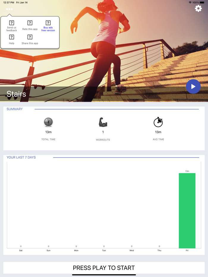 Stairs Workout Challenge