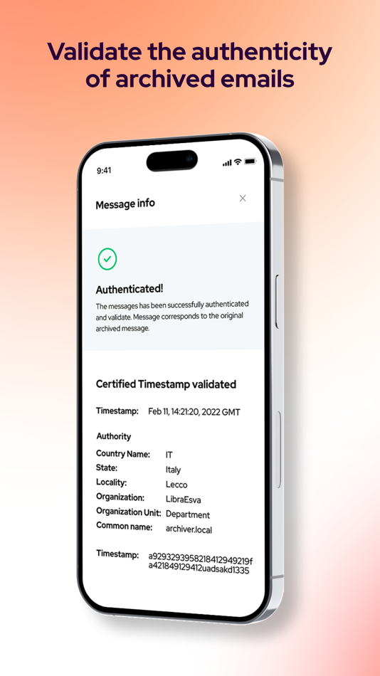 #4. Libraesva Email Archiver (iOS) Podle: Libraesva SRL