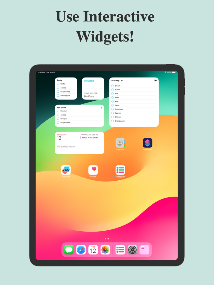 Shoppylist Grocery List