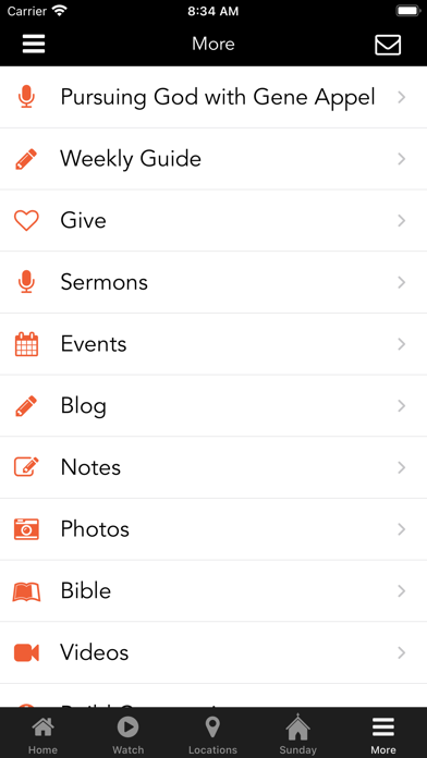 Eastside Christian Church ECC Screenshot