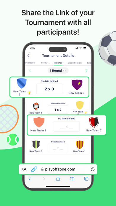 PlayoffZone: Tournament maker Screenshot