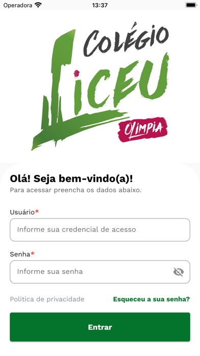 Agenda Colégio Liceu Olímpia Screenshot