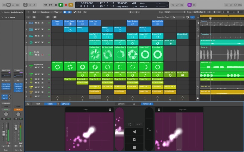 Logic Proスクリーンショット