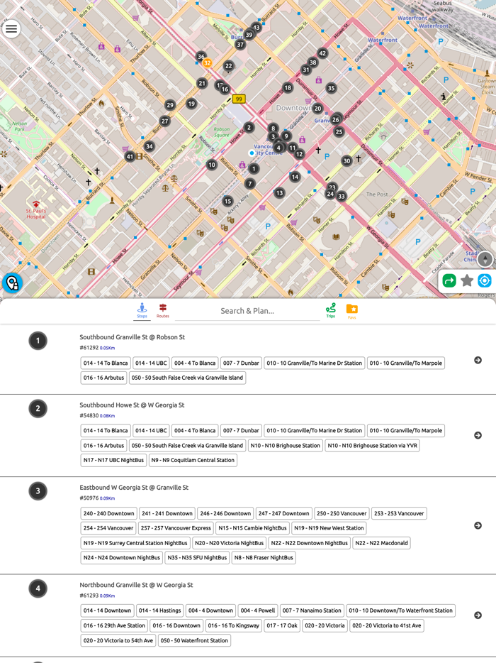 Vancouver Transit - Metro Area