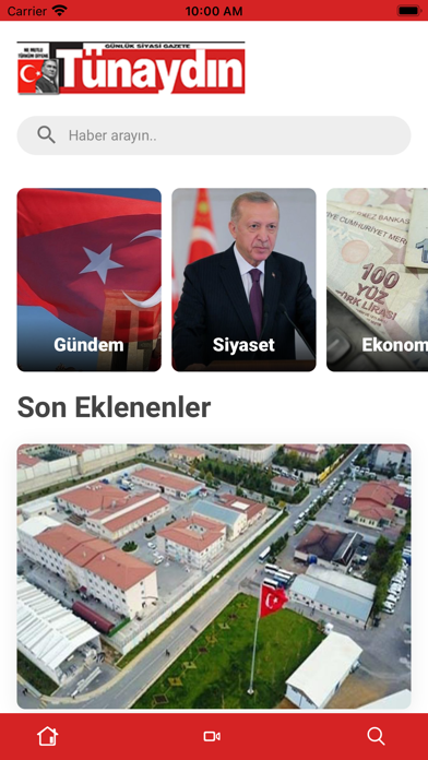 Tünaydın Gazetesi Screenshot